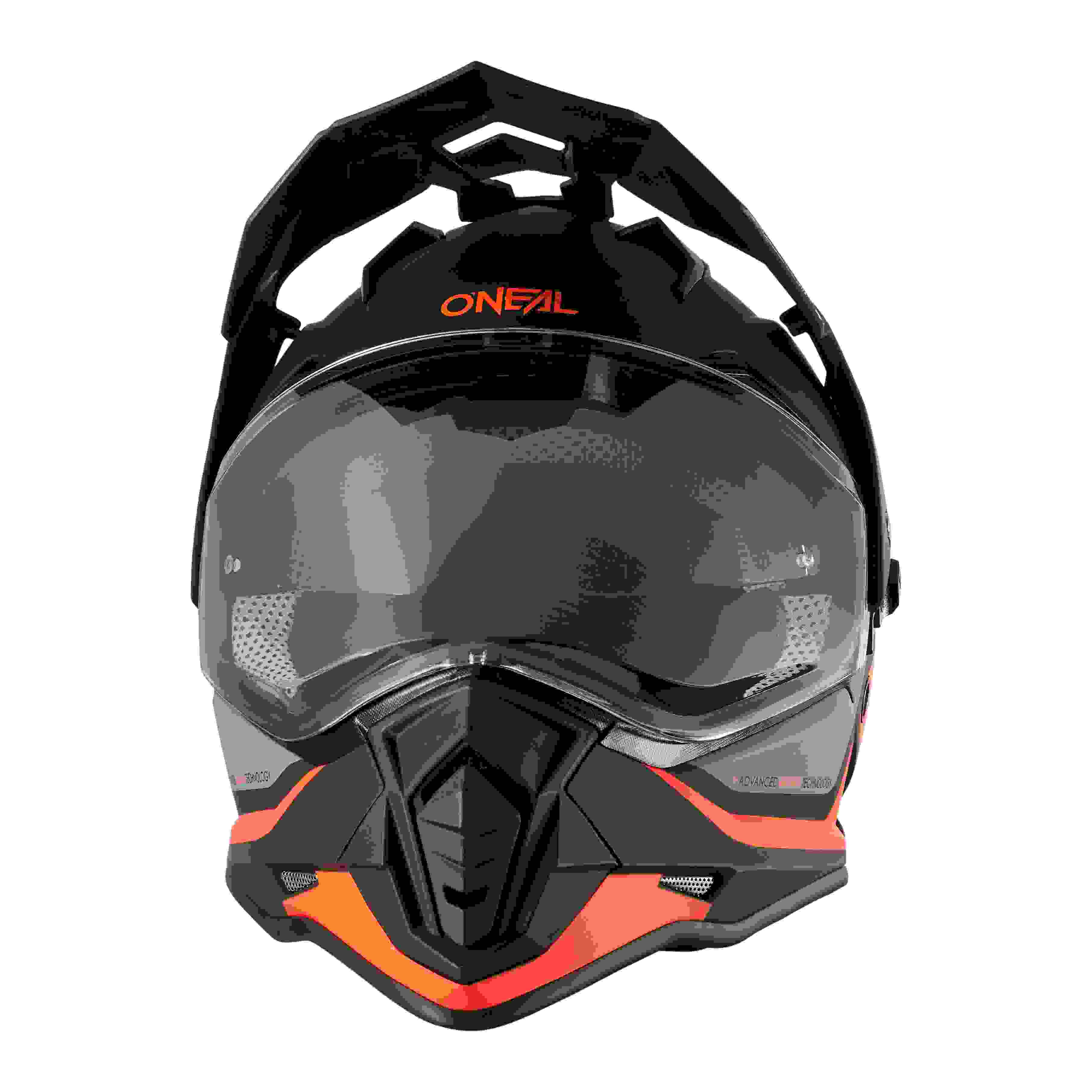 O'Neal Sierra R Enduro MX Motorrad Helm schwarz/grau/orange 2027 Oneal
