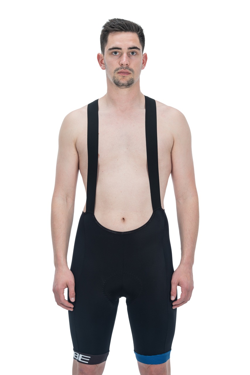 Cube Teamline Fahrrad Trägerhose kurz schwarz/blau 2027