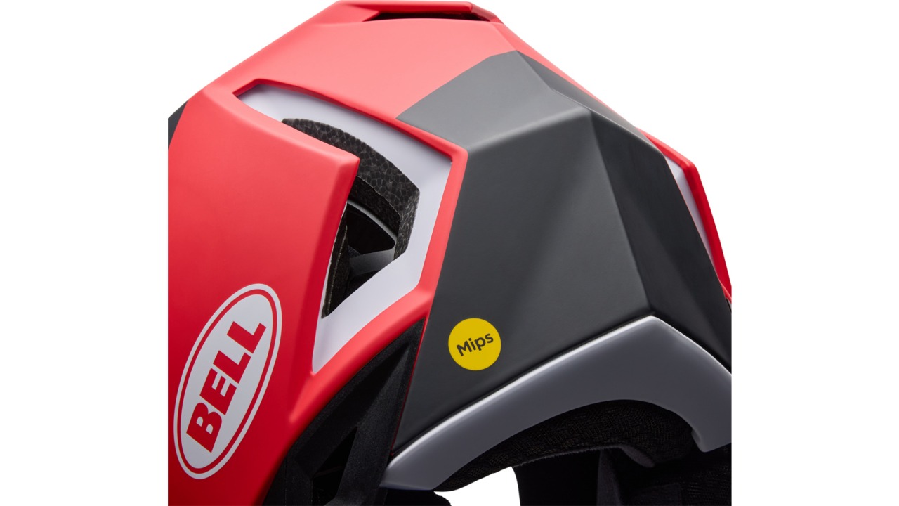 Bell Full-10 Mips MTB / DH Fahrradhelm solid level set weiß/rot 2027
