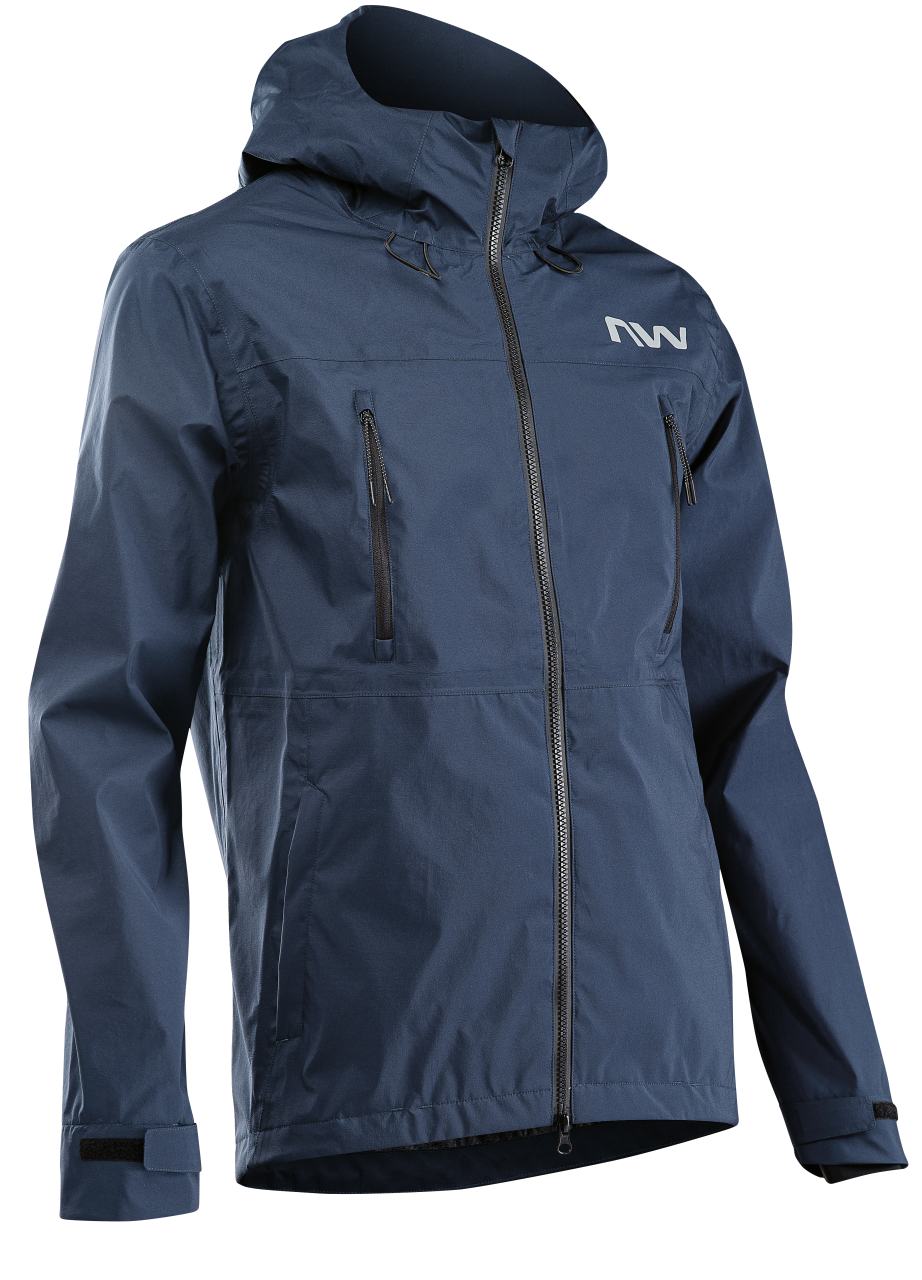Northwave Noworry Hardshell Fahrrad Regenjacke blau 2024