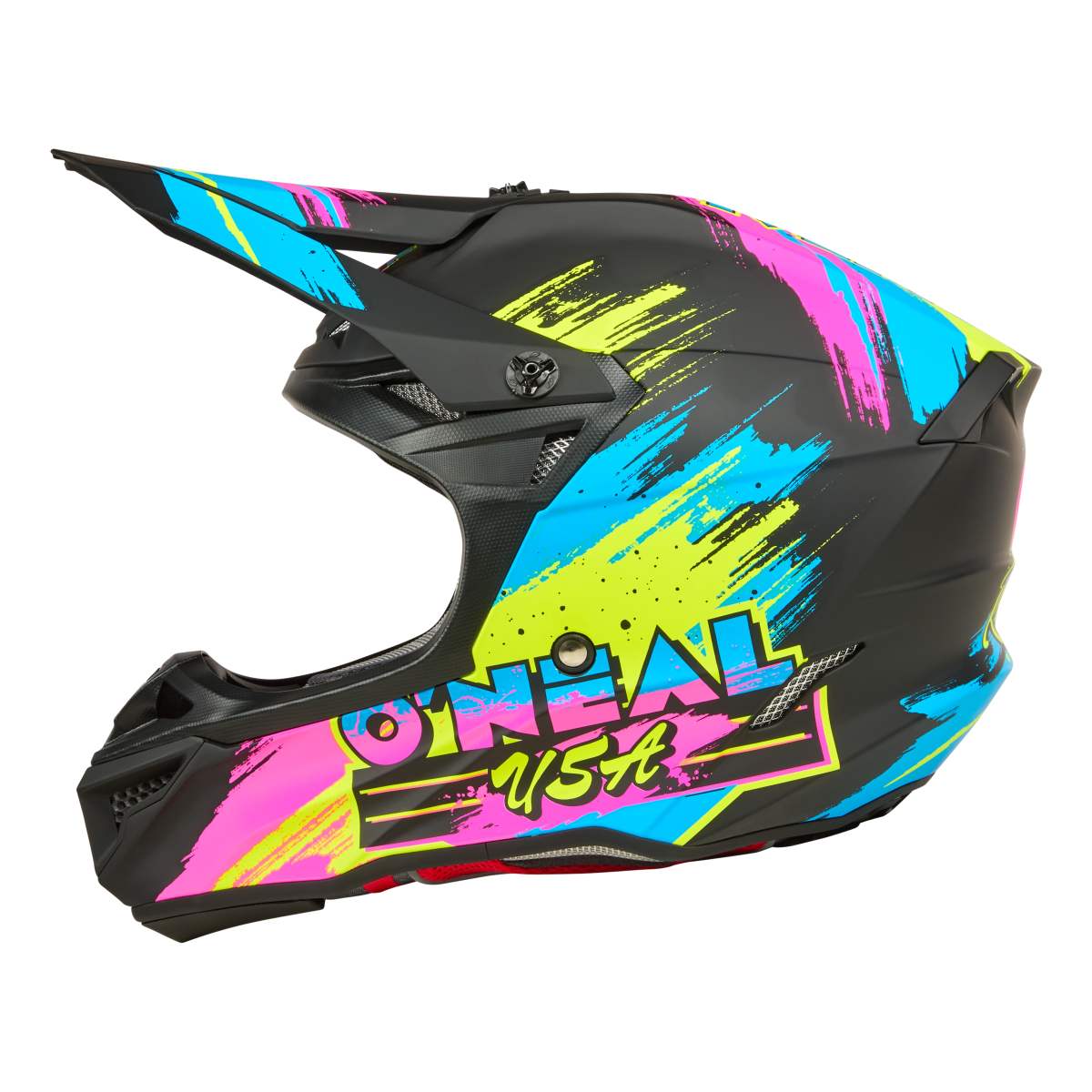 ONeal 5SRS Polyacrylite Reseda Motocross Enduro MTB Helm schwarz/neon 2026