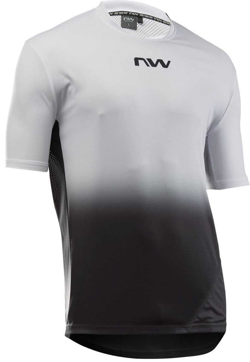 Northwave Edge 2 MTB Fahrradtrikot kurz grau/schwarz 2026