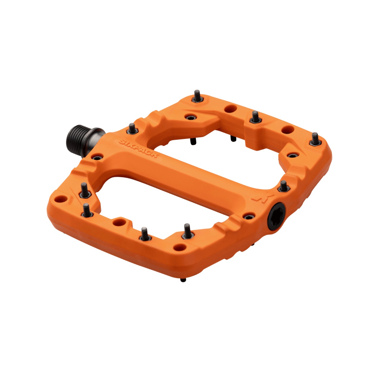 Sixpack Kamikaze PA Gravity Flat Fahrrad Pedale orange