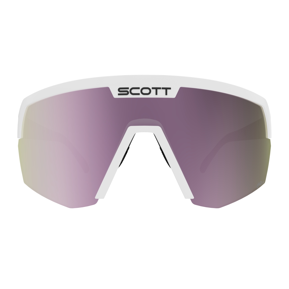 Scott Sport Shield AMP Wechselscheiben Fahrradbrille weiß/lavender chrome