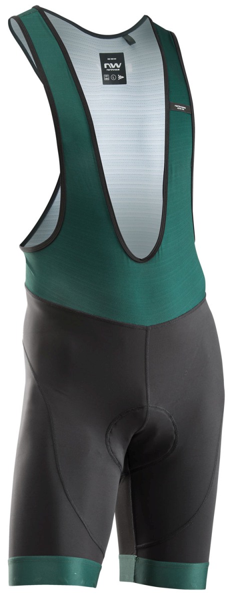 Northwave Active Evo Kinetic Fahrradträgerhose kurz schwarz/petrol 2026