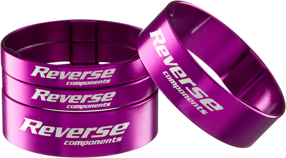 Reverse Gabelschaft Spacer Set Ultra- Light Alu 1 1/8 lila