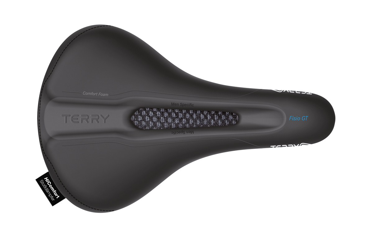 Terry Fisio GT Men Touring Comfort Herren Fahrrad Sattel schwarz