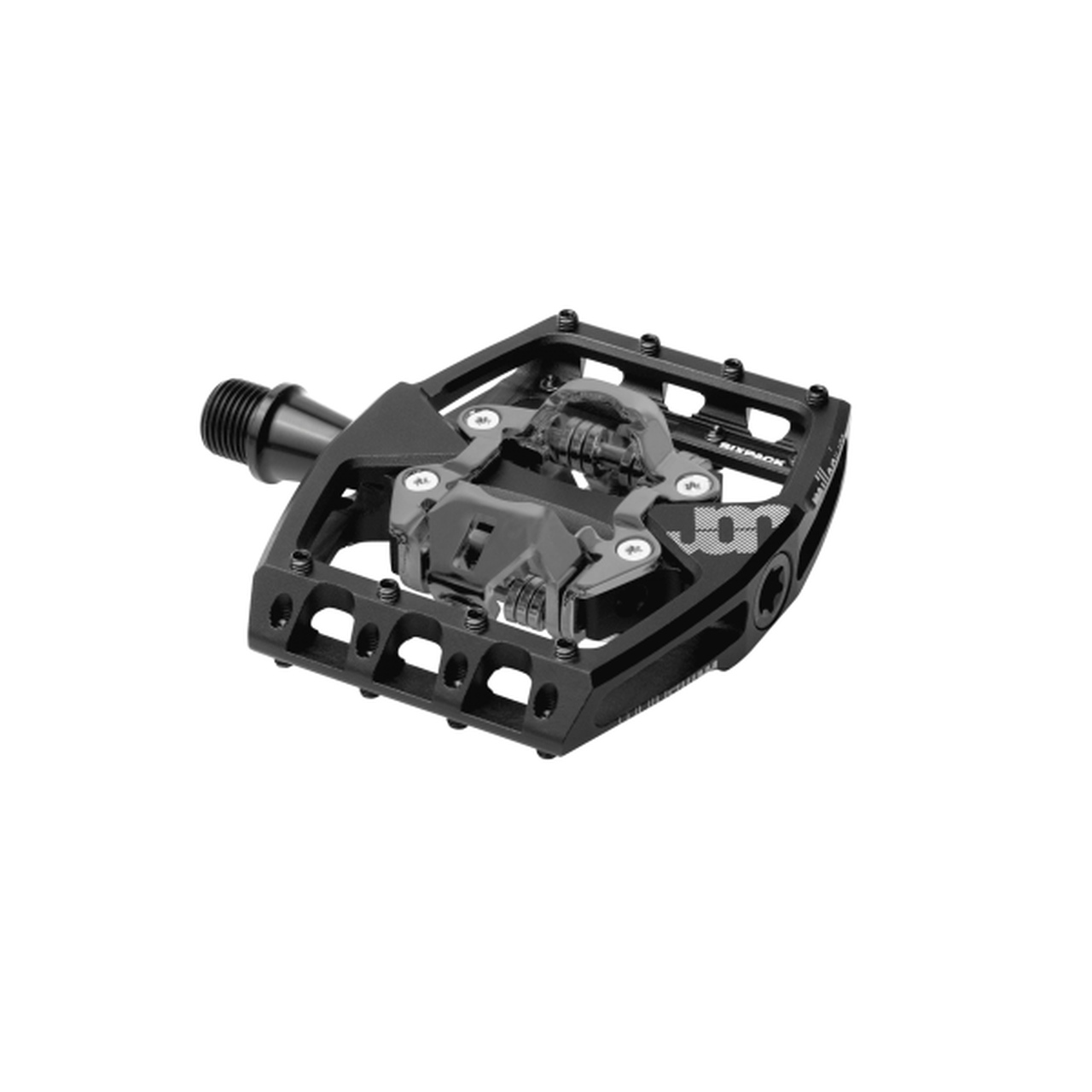 Sixpack Millenium X Alu Trail / All-Mountain Klick Fahrrad Pedale stealth schwarz
