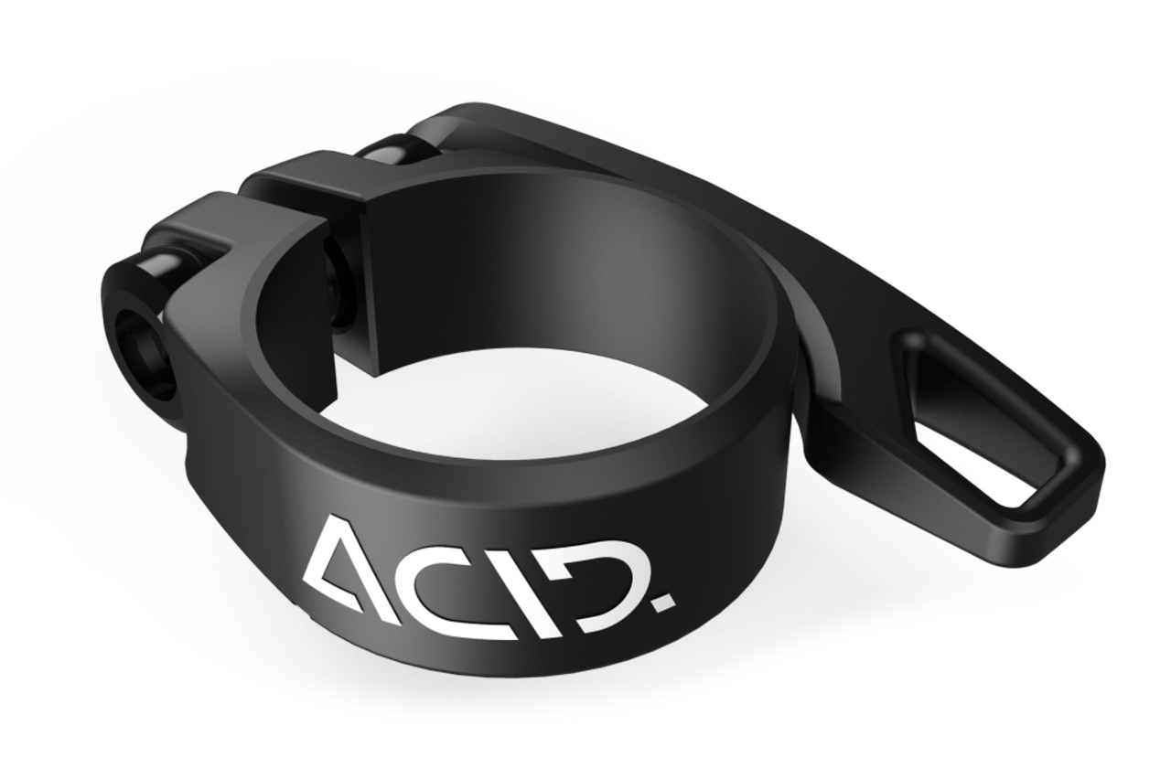 Acid Fahrrad Sattelklemme mit integriertem Tool schwarz