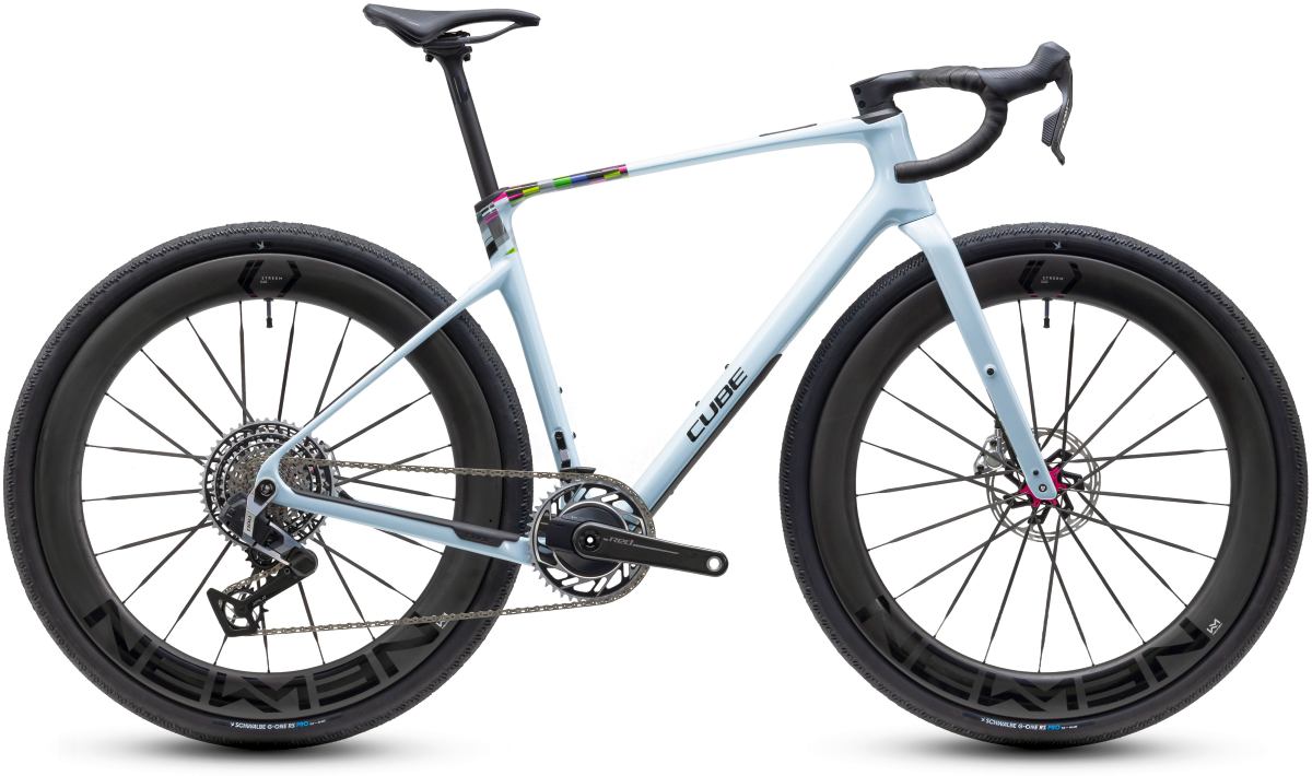 Cube Nuroad C:62 SLT Carbon Gravelbike glacier/magenta 2027