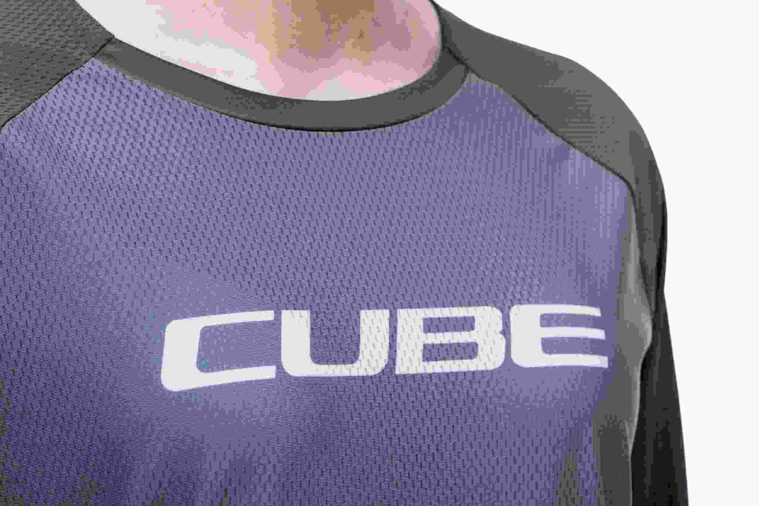 Cube Vertex TM Damen Fahrrad Trikot kurz olive grün / grau 2027