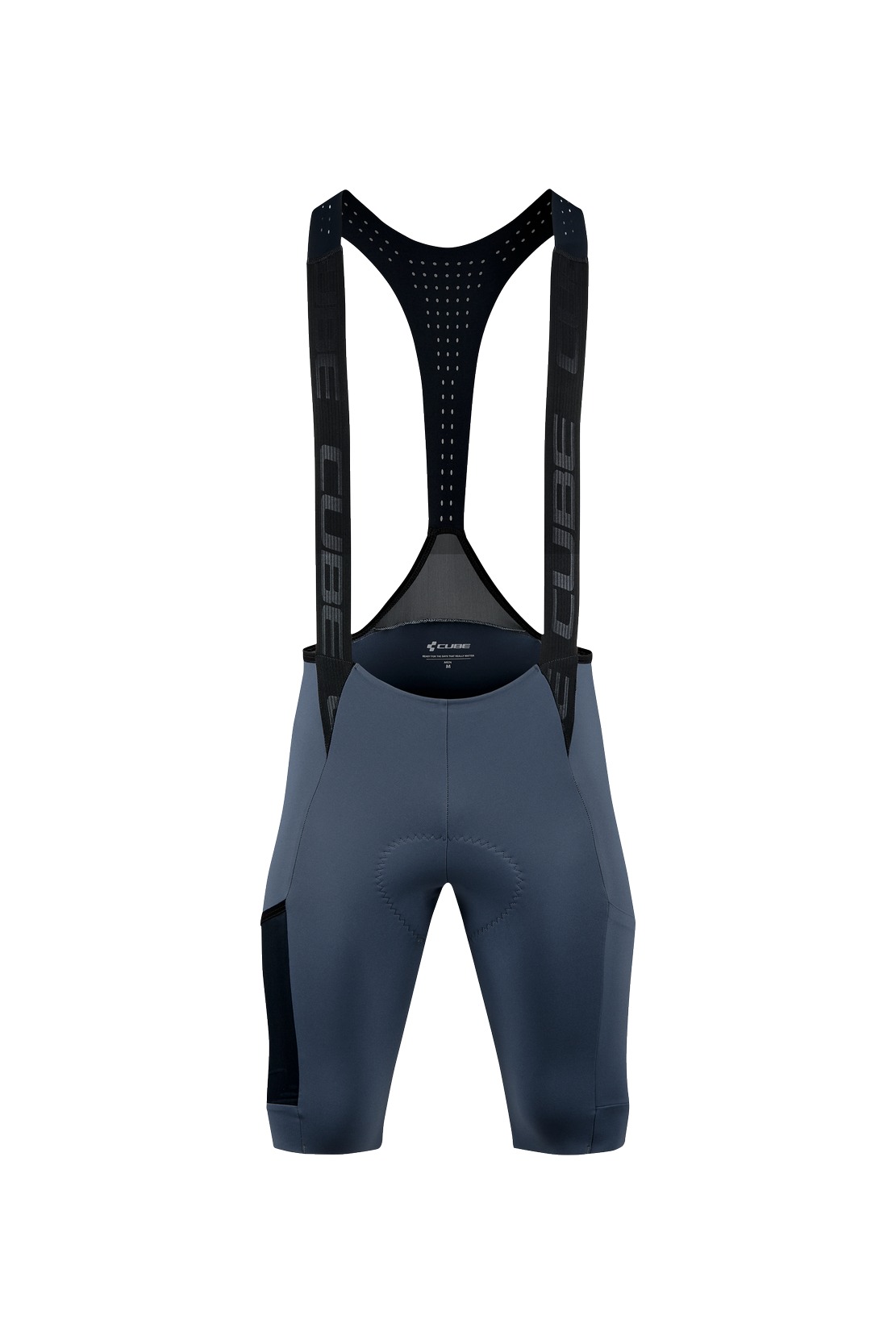 Cube Gravel Cargo Fahrrad Trägerhose kurz blau 2027