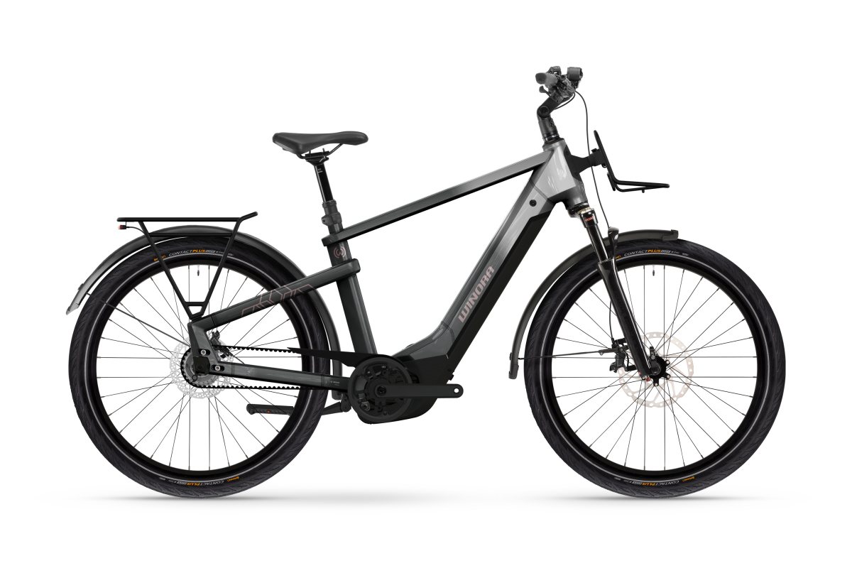 Winora Yakun R5 Pro High 27.5'' E-Bike Trekking Pedelec haze grau 2026