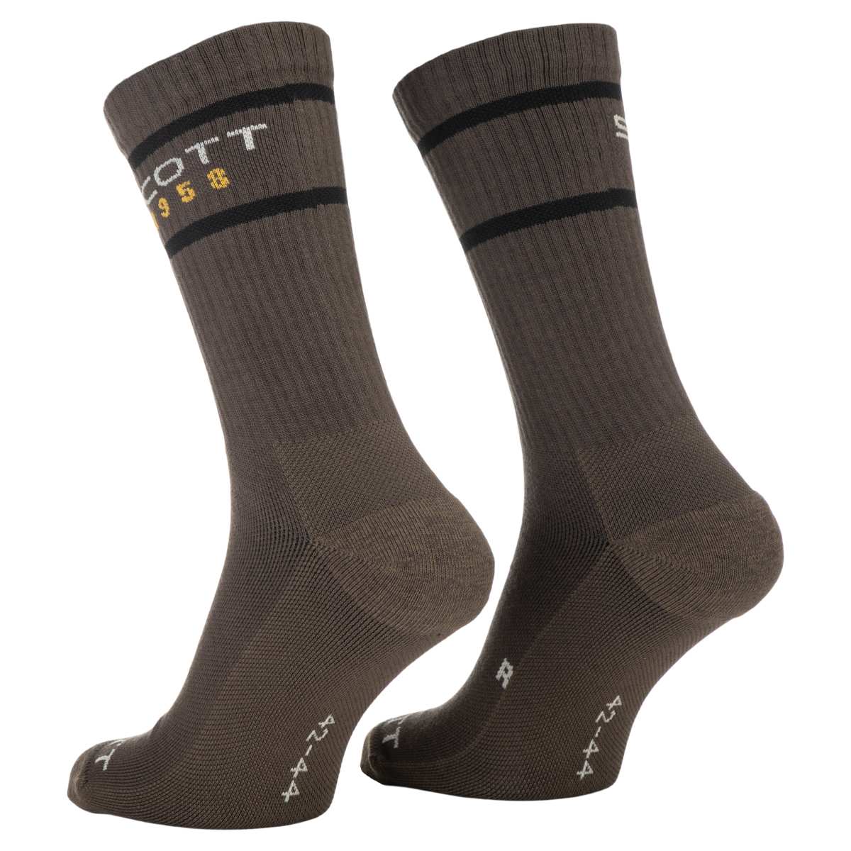 Scott Retro Casual Crew 3er Pack Fahrradsocken grau 2026