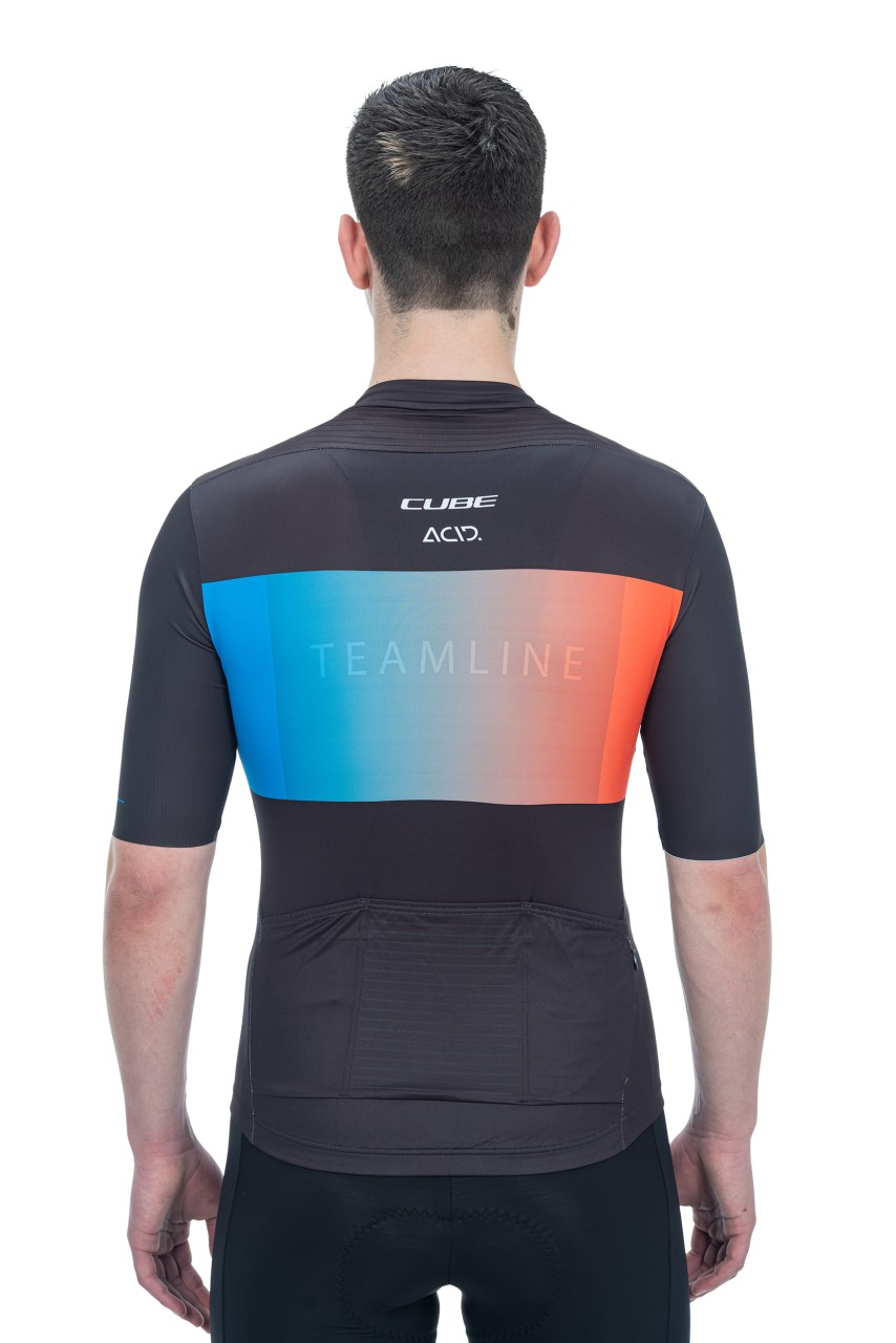 Cube Teamline Fahrrad Trikot kurz schwarz/blau/rot 2027