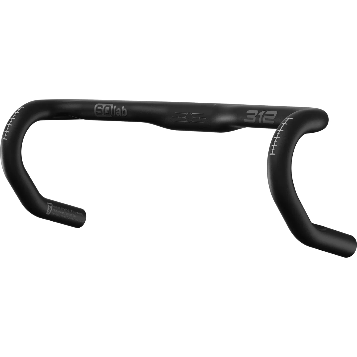 SQlab 312 Road / MTB Race E-Bike Fahrrad Lenker 31.8mm schwarz