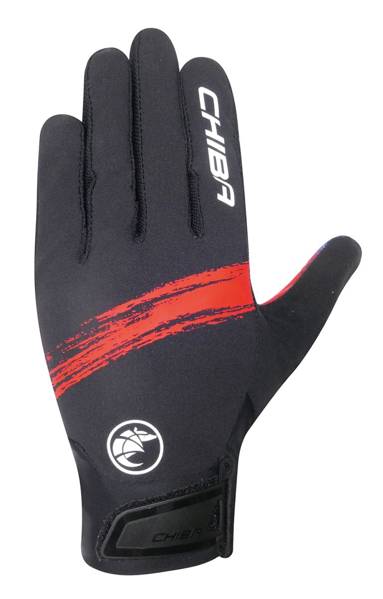 Chiba Downhill Youth Kinder Fahrrad Handschuhe lang schwarz/rot 2027