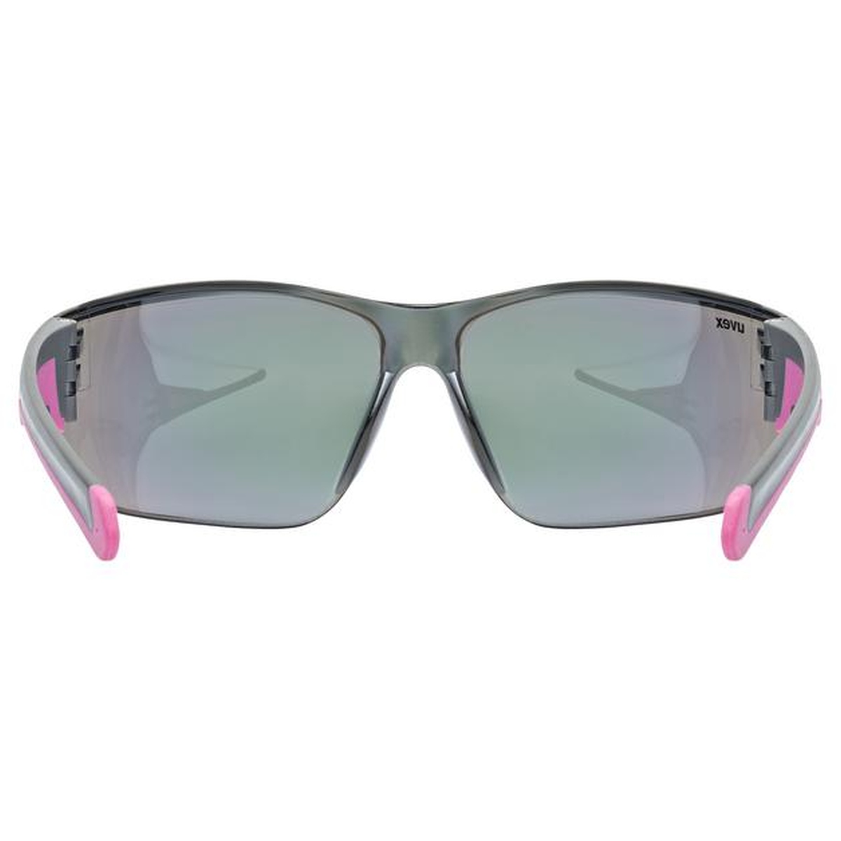Uvex Equate Fahrrad / Sport Brille grau/pink/mirror pink
