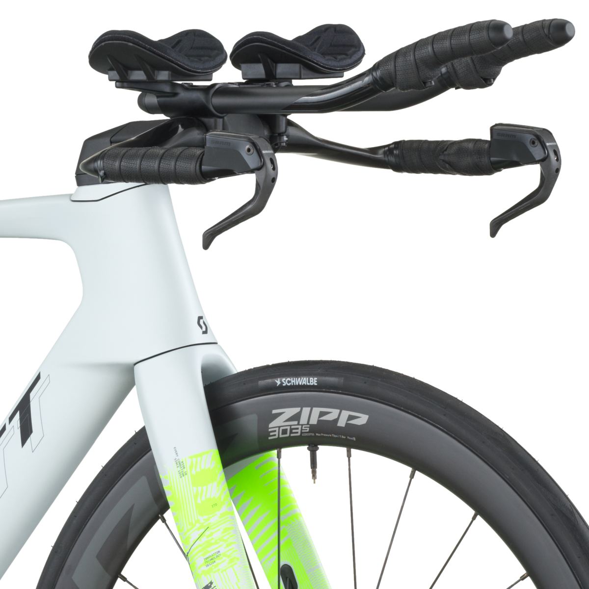 Scott Plasma RC Tri Carbon Triathlon / Rennrad cumulus weiß 2026