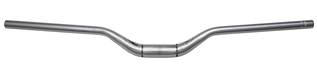 Reverse Lenker Nico Vink Signature Serie 810 mm / 31.8mm Fahrradlenker silberfarben/schwarz