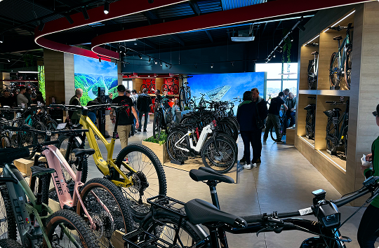 Wiedereröffnung des Erlebnis Bikestore in Riegelsberg