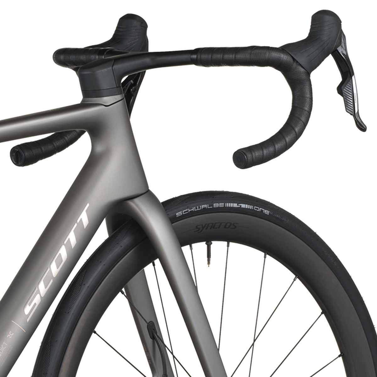 Scott Addict RC Team Carbon Rennrad tungsten grau 2026