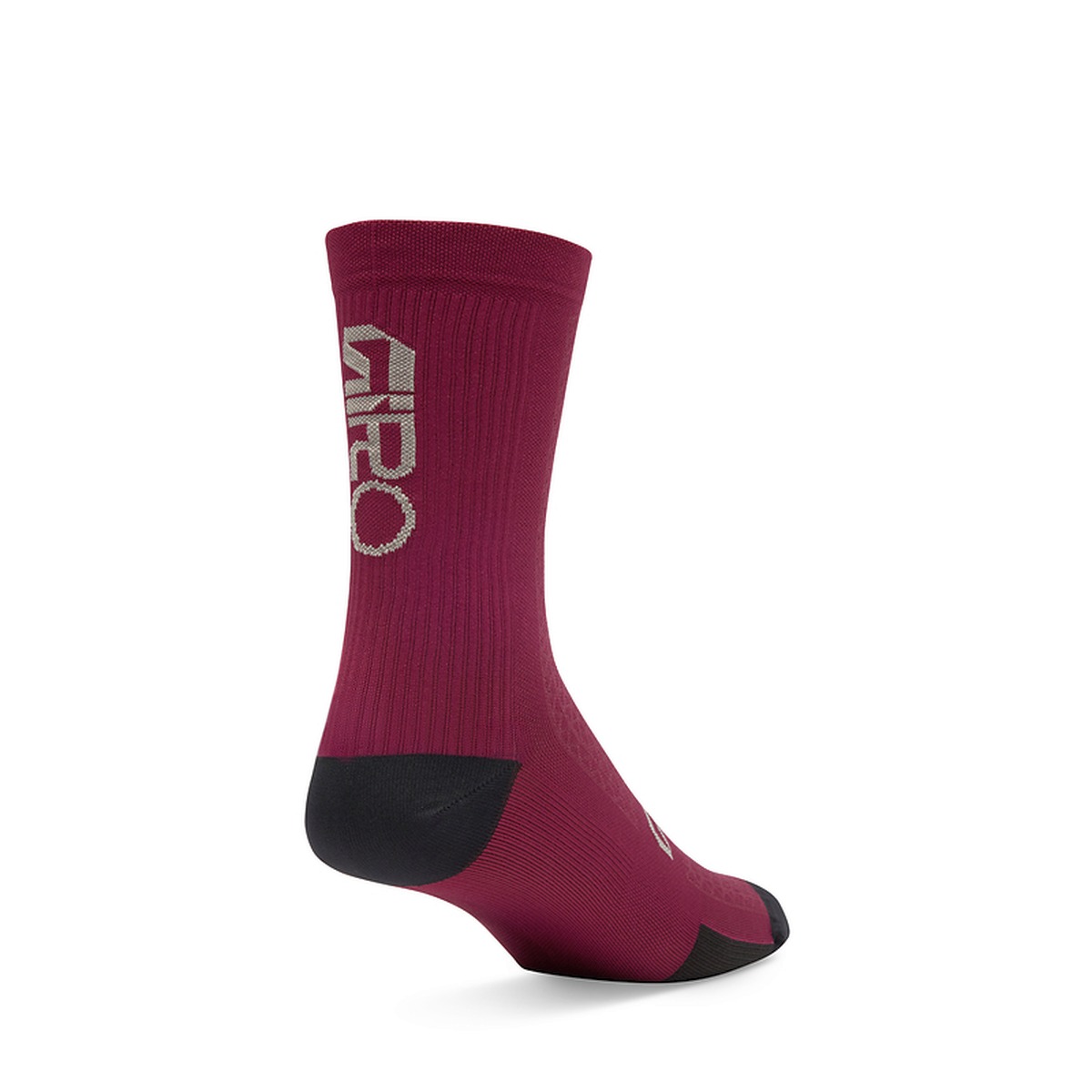 Giro HRC Team Fahrradsocken maroon rot/schwarz 2026