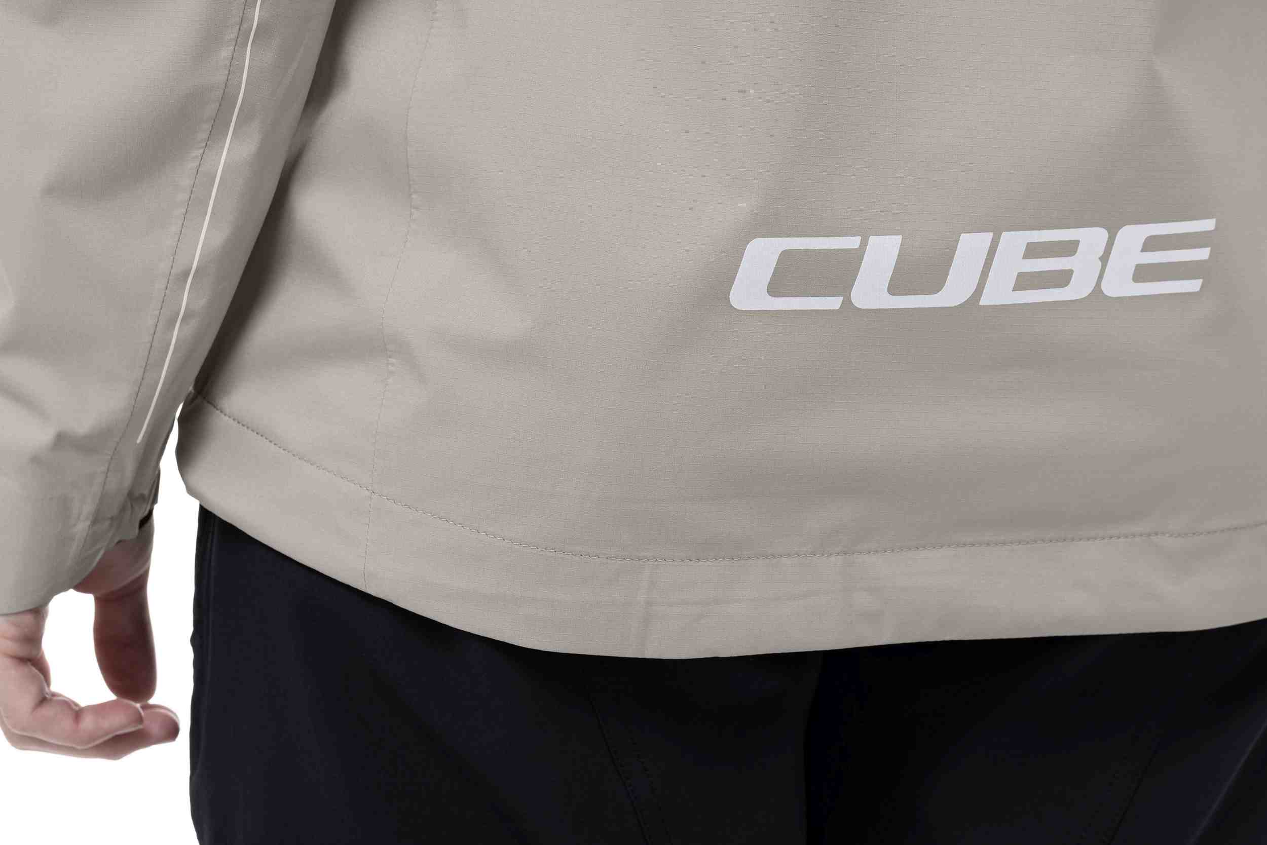 Cube ATX Storm Damen Fahrrad Wind / Regenjacke beige 2027