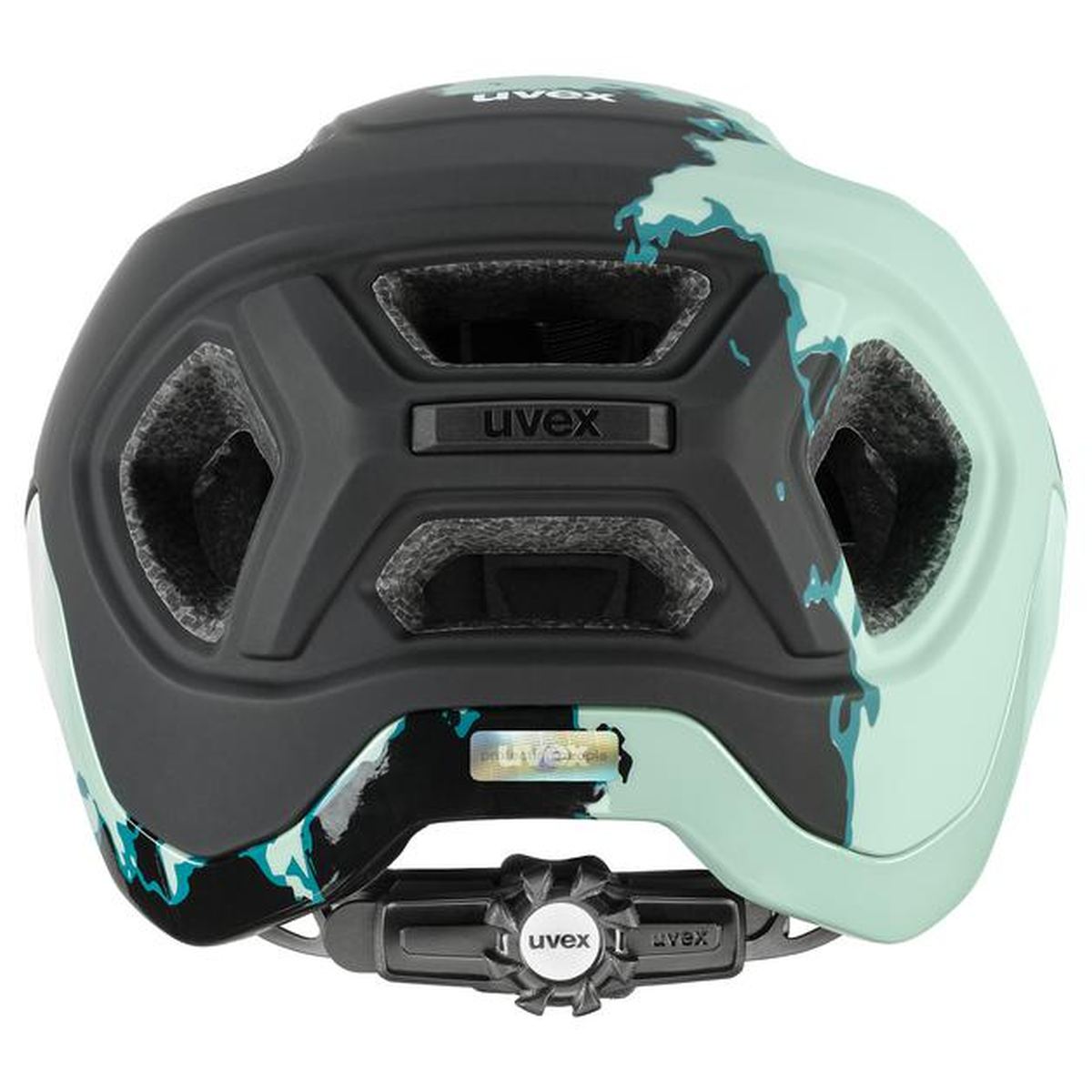Uvex React MTB Fahrrad Helm matt schwarz/jade grün 2024