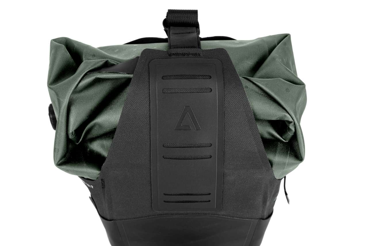 Acid Pack Pro 11 Bikepacker Fahrrad Satteltasche grün