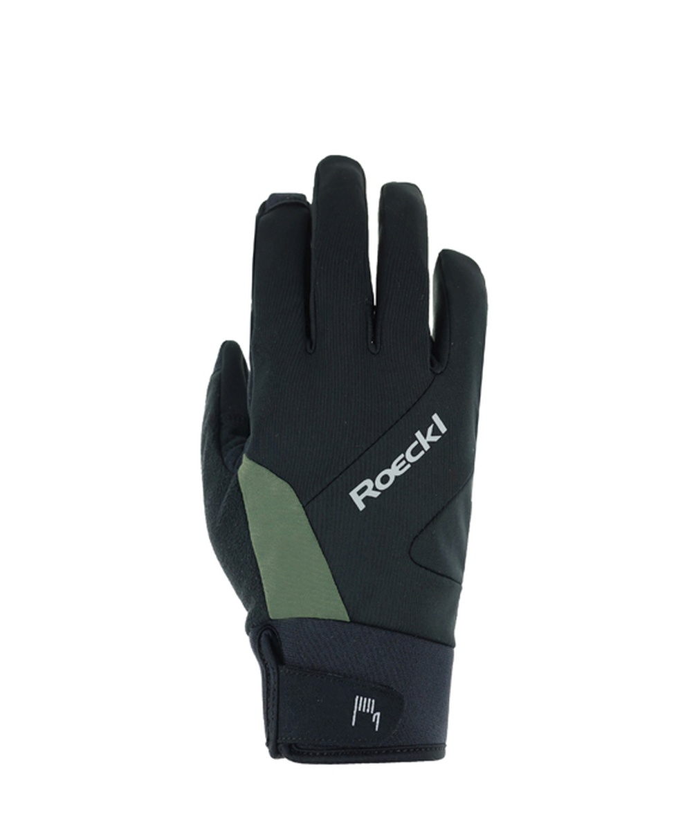 Roeckl Reichenthal 2 Jr. Kinder Winter Fahrrad Handschuhe lang schwarz/grün 2026