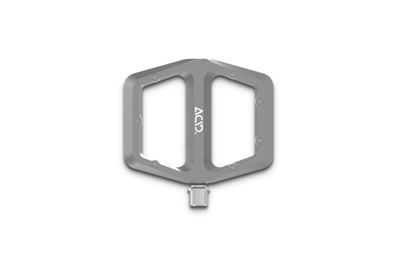 Acid Flat A10 Fahrradpedale grau