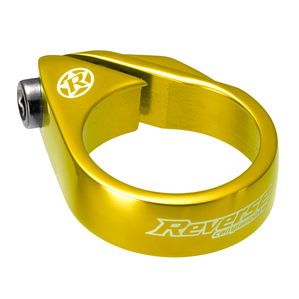 Reverse Bolt Clamp Sattelklemme 34.9mm gold