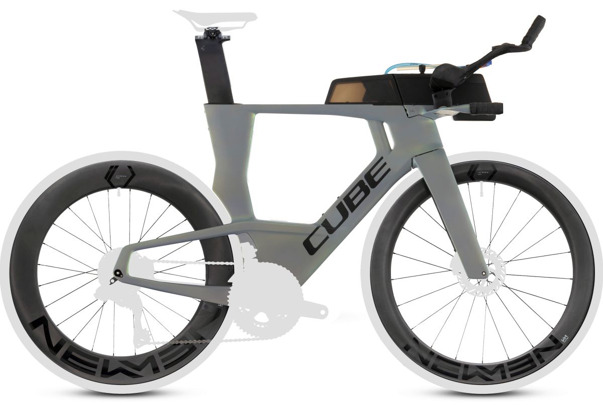 Cube Aerium C:68X Frameset Carbon Triathlon Rahmenset genesisgrid/black 2027