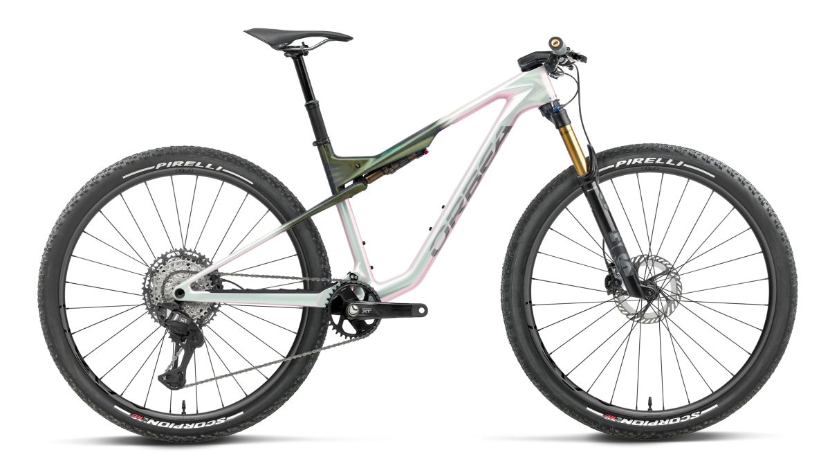 Orbea Oiz M-PRO 29'' Carbon MTB Fahrrad iris white/seaweed carbon view 2027