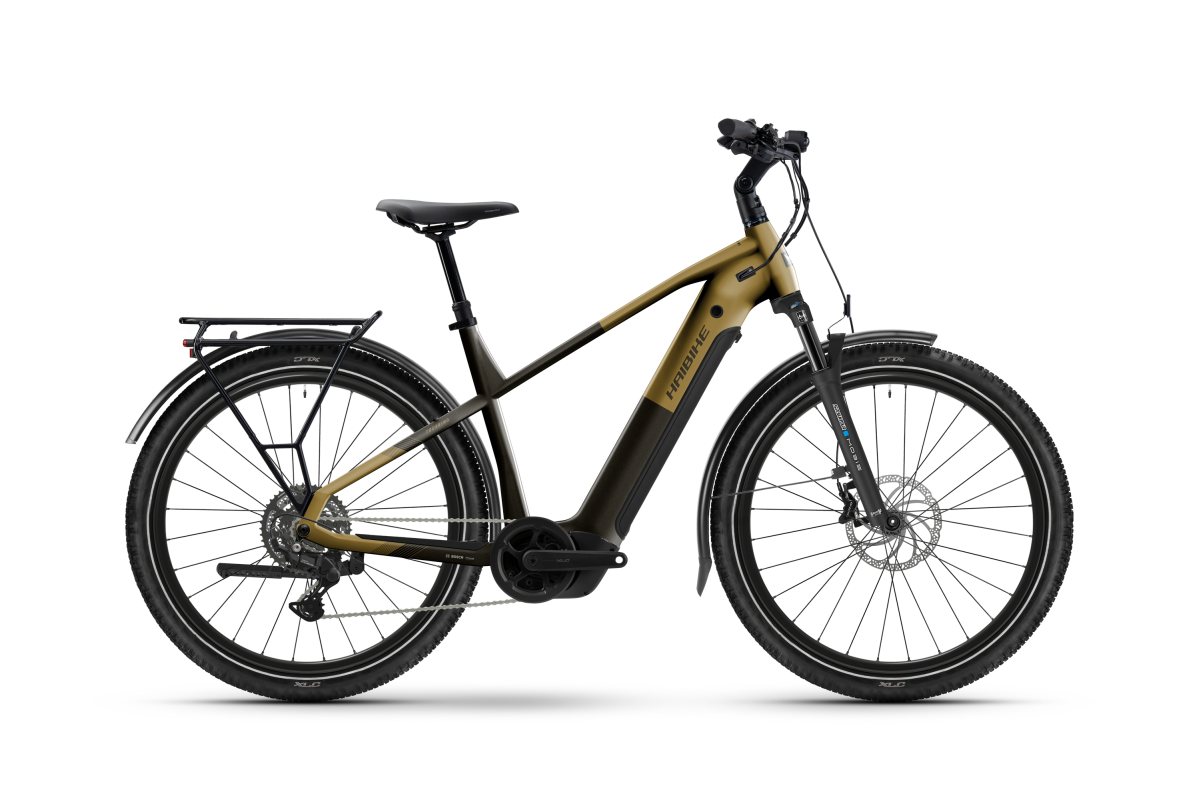 Haibike Trekking 7.5 High 27.5'' E-Bike Trekking Pedelec schwarz/goldfarben 2026