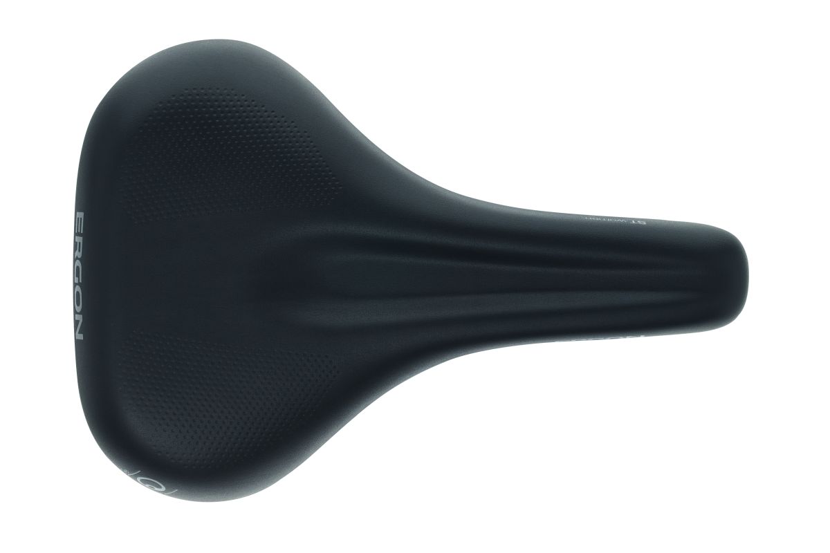 Ergon ST Gel ergonomischer Damen Fahrrad Sattel schwarz