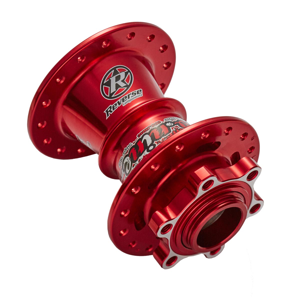Reverse EVO-9 Disc Vorderrad Nabe Multi 32loch rot