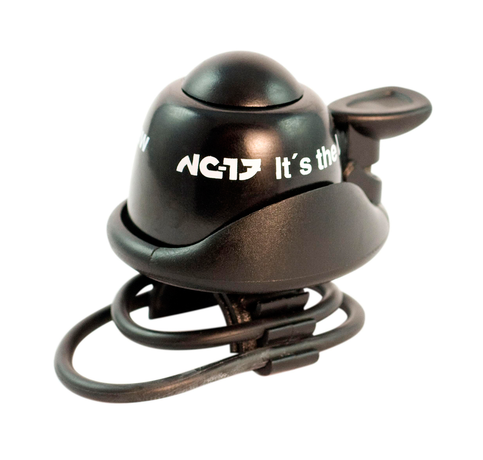 NC-17 Safety Bell Fahrrad Klingel schwarz