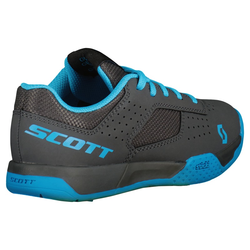 Scott MTB AR Kids Lace Kinder Fahrrad Schuhe grau/blau 2025