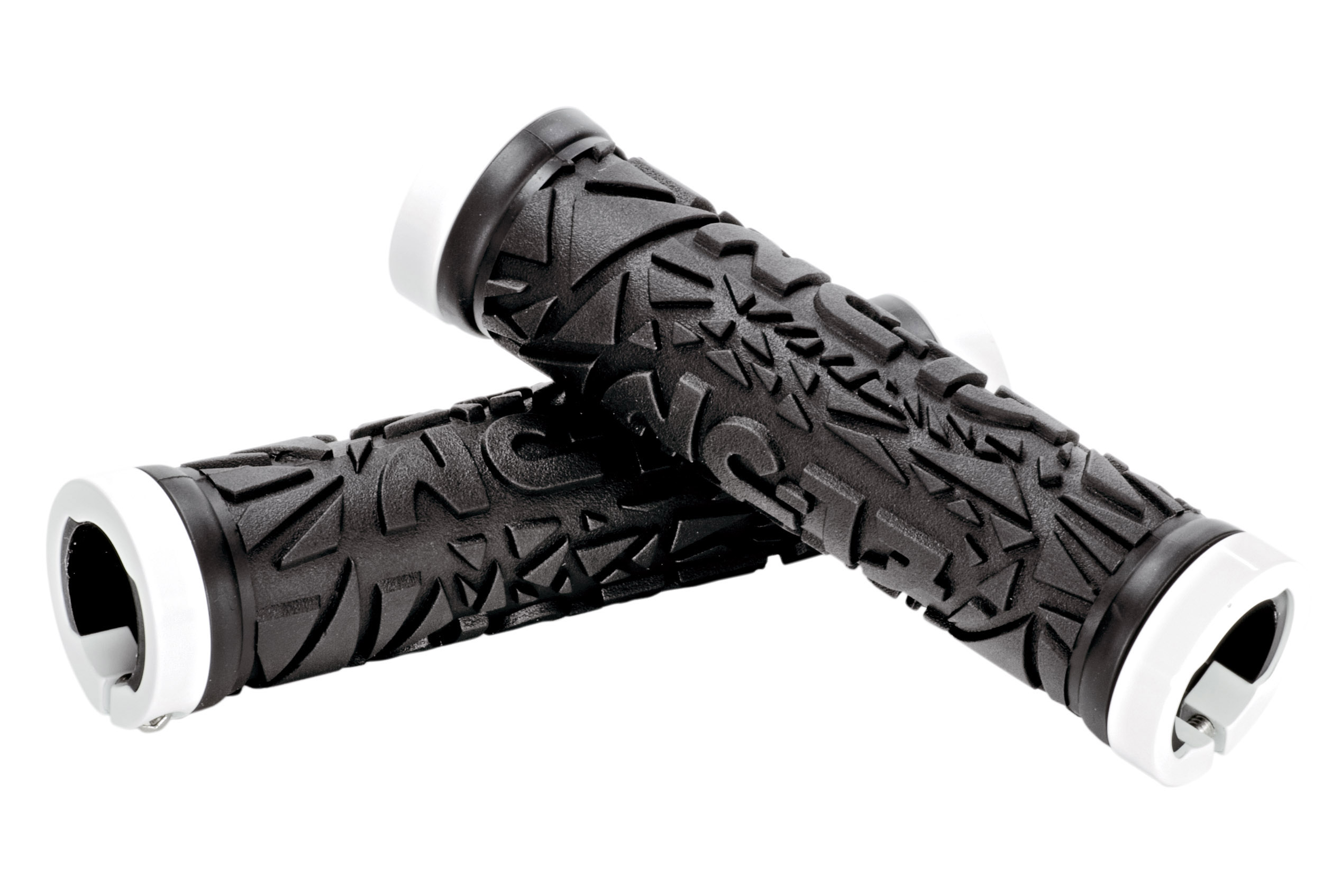 NC-17 S-Pro Take Control Lock On Schraubgriffe schwarz/weiss