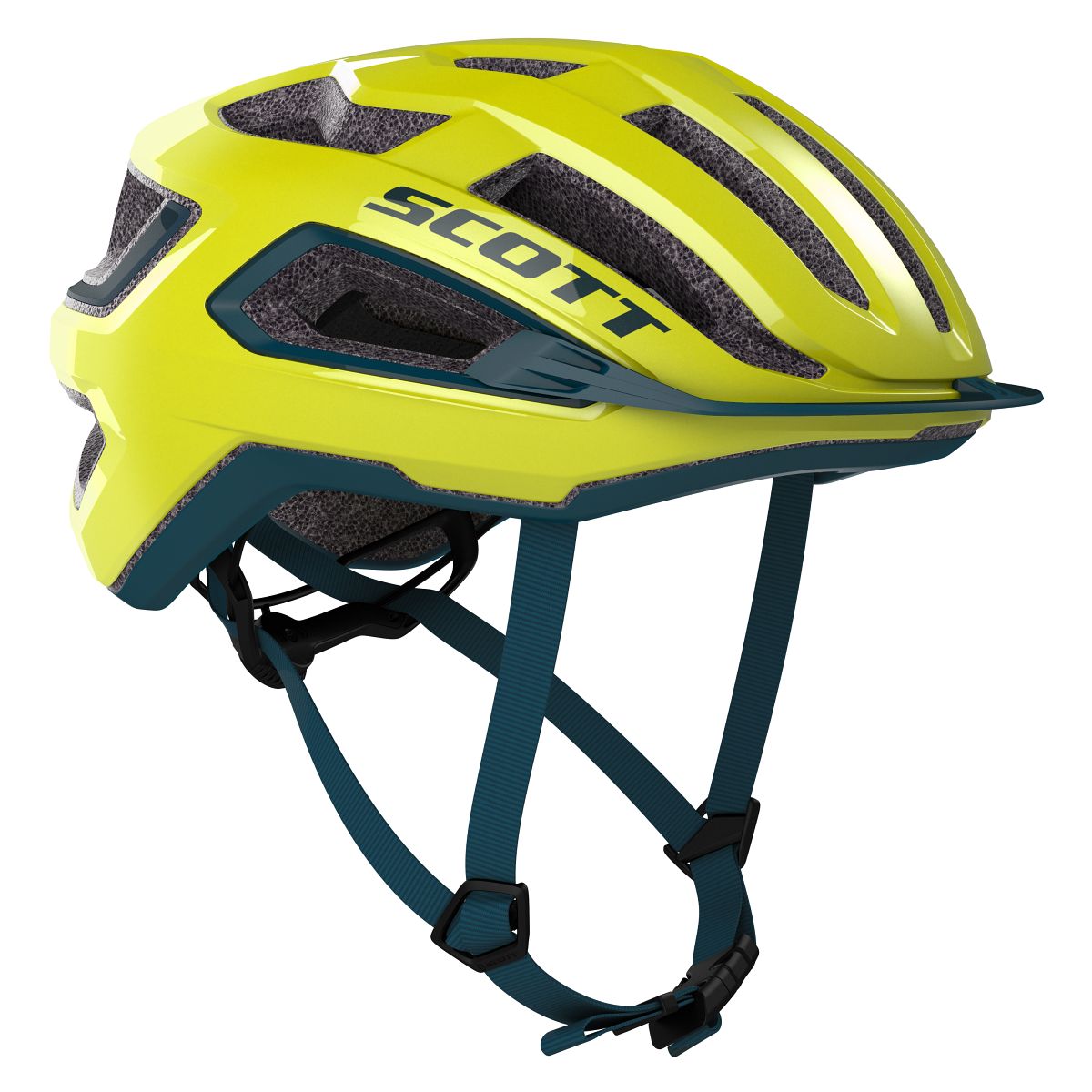 Scott Arx Fahrrad Helm gelb 2026