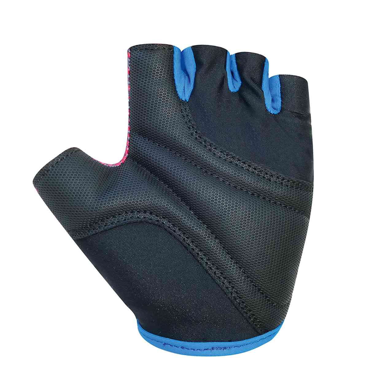 Chiba Kids Kinder Fahrrad Handschuhe kurz rot/blau 2027