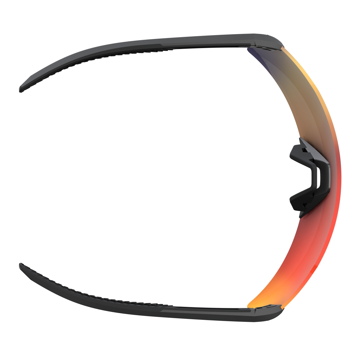 Scott Stride Compact AMP Wechselscheiben Fahrrad Brille schwarz/rot chrome