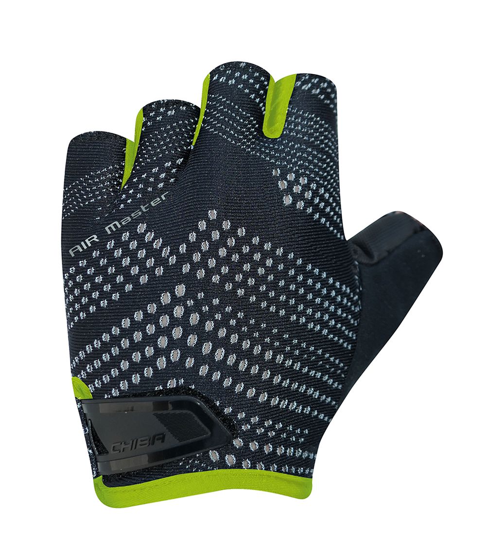 Chiba Air Master Fahrrad Handschuhe kurz schwarz/grün 2027