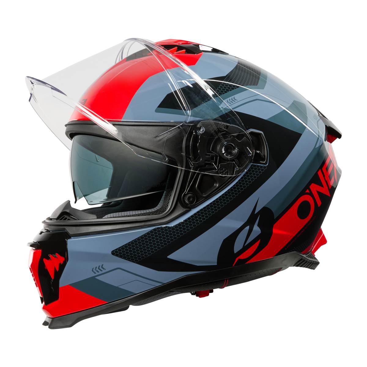 O'Neal Challenger Exo Enduro MX Motorrad Helm schwarz/grau/rot 2025 Oneal