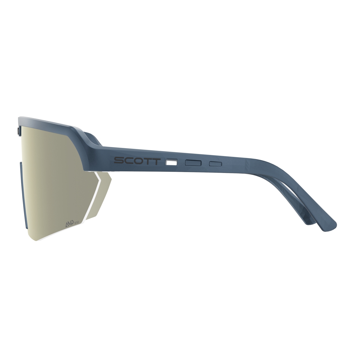 Scott Sport Shield AMP Wechselscheiben Fahrradbrille blau/weiß chrome