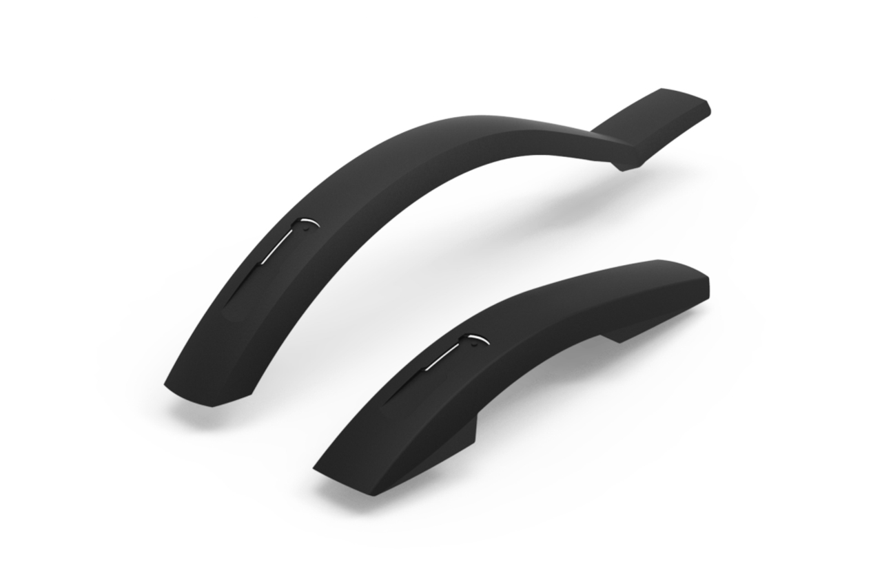 Acid Click 75 27.5'' / 28'' / 29'' x 2.25 Fahrrad Schutzblechset schwarz