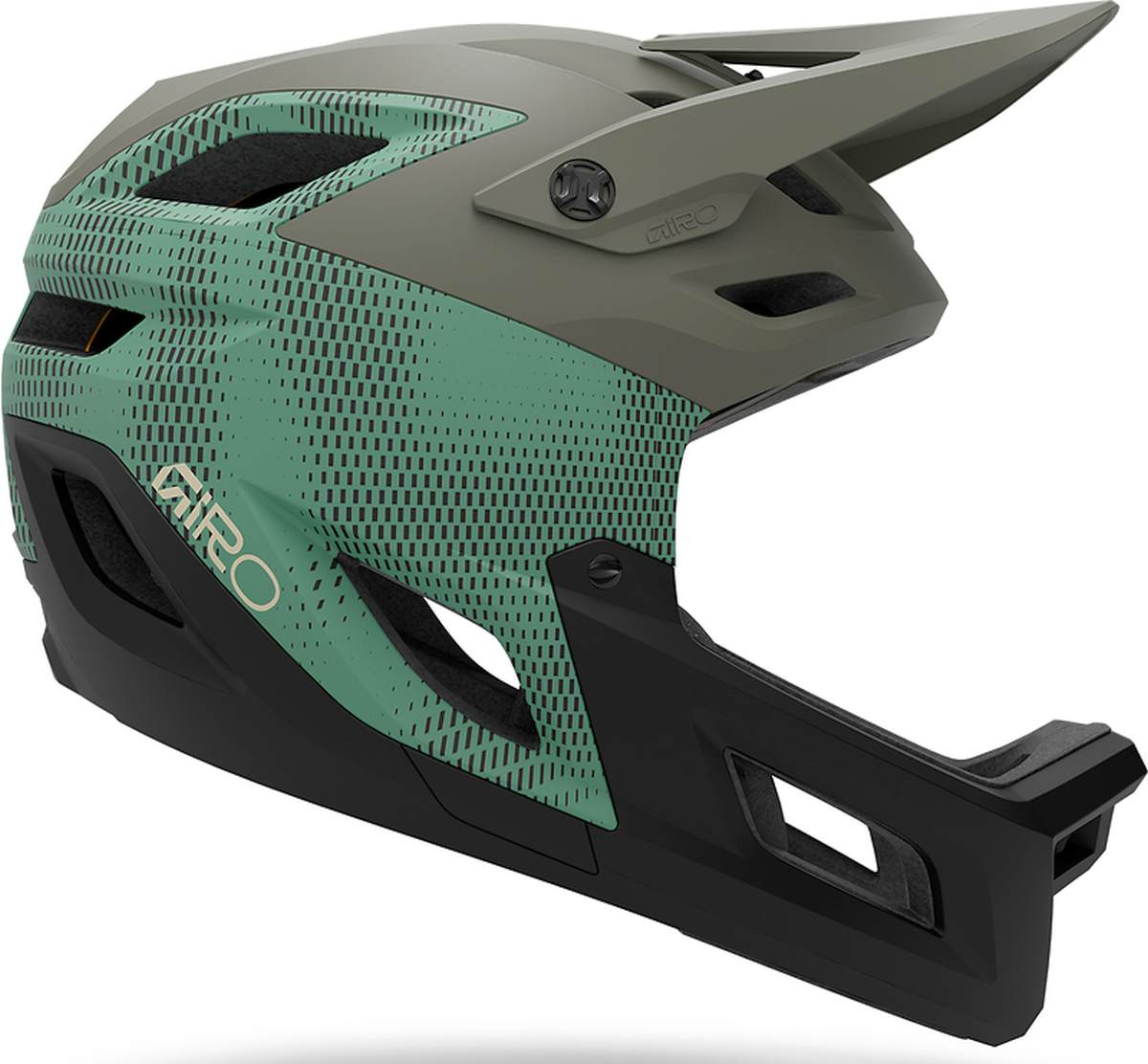 Giro Coalition Spherical DH Fahrradhelm schwarz/grün 2026
