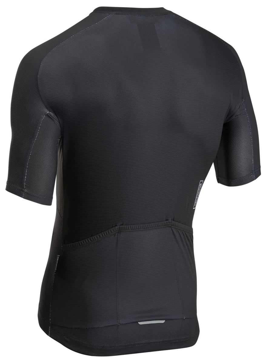 Northwave Force Evo Gravel / Rennrad Fahrradtrikot kurz schwarz/grau 2026
